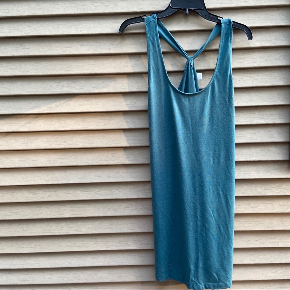 Old Navy blue sleeveless crossback short dress